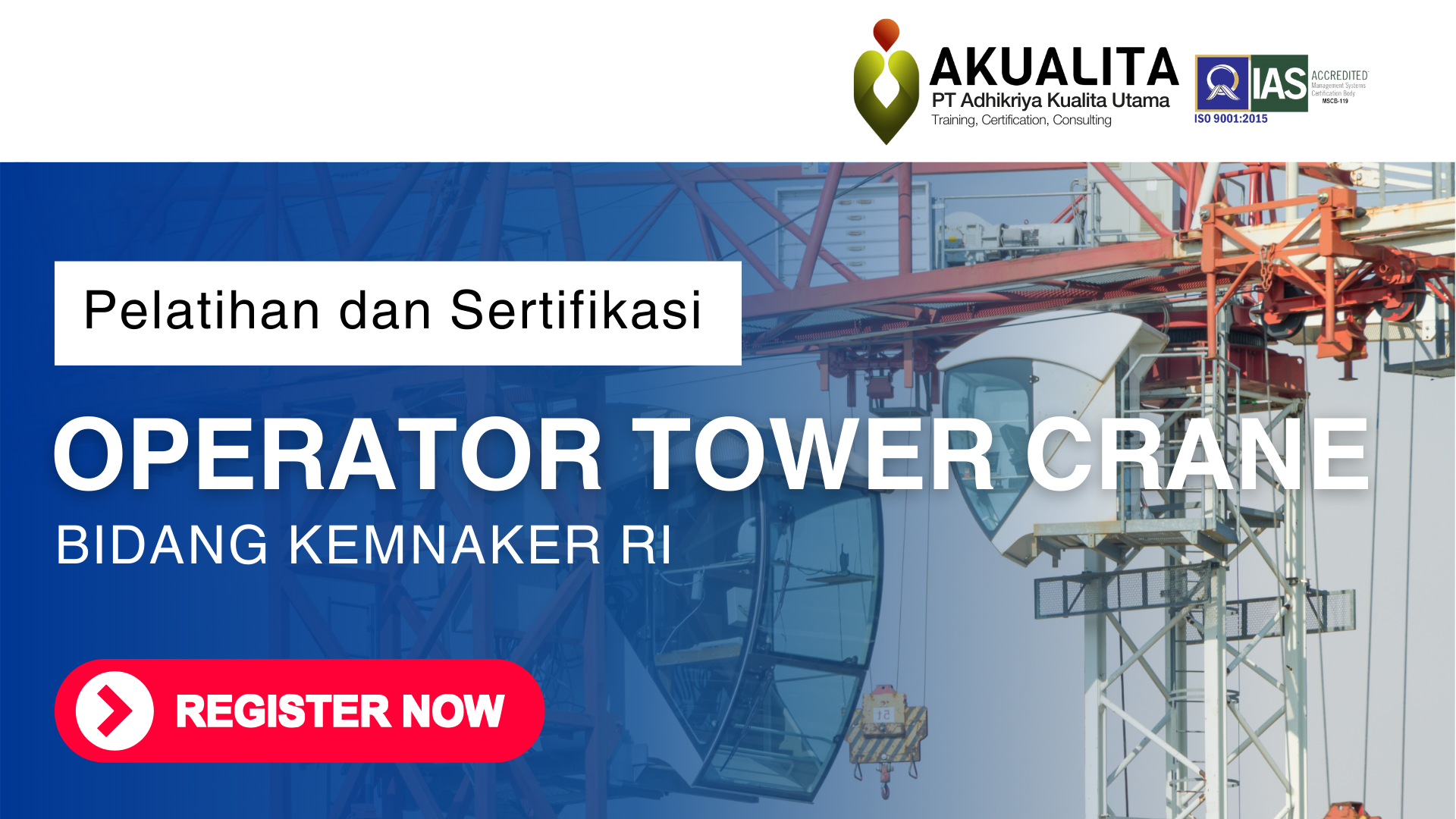 OPERATOR TOWER CRANE KEMNAKER RI