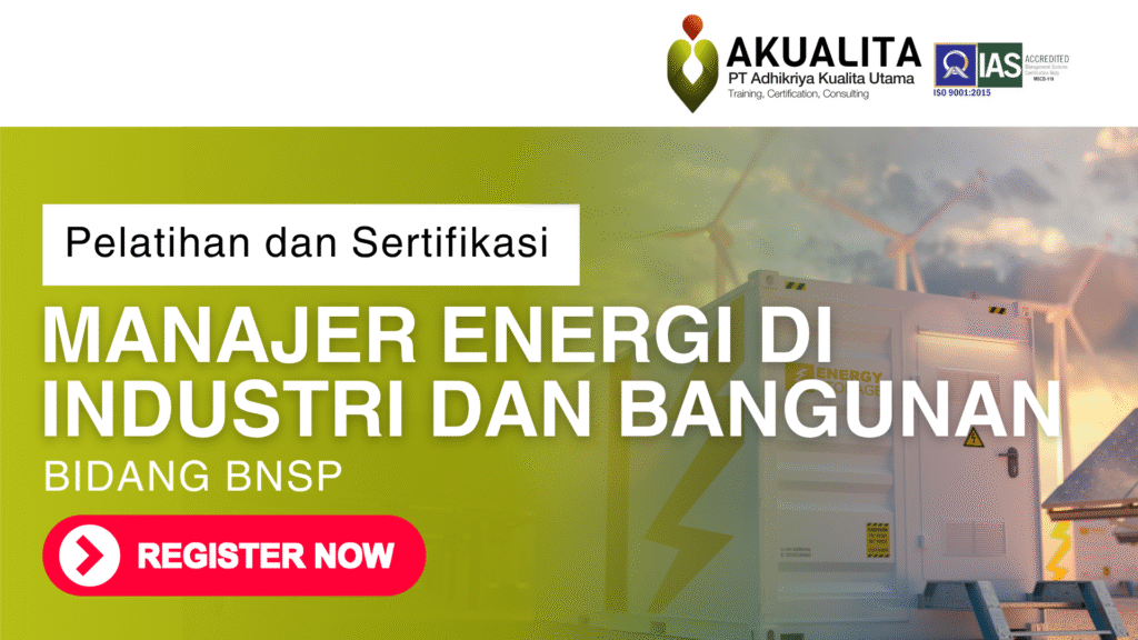 MANAJER ENERGI DI INDUSTRI DAN BANGUNAN BNSP AKUALITA