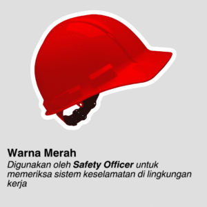 Helm Safety Warna Merah
