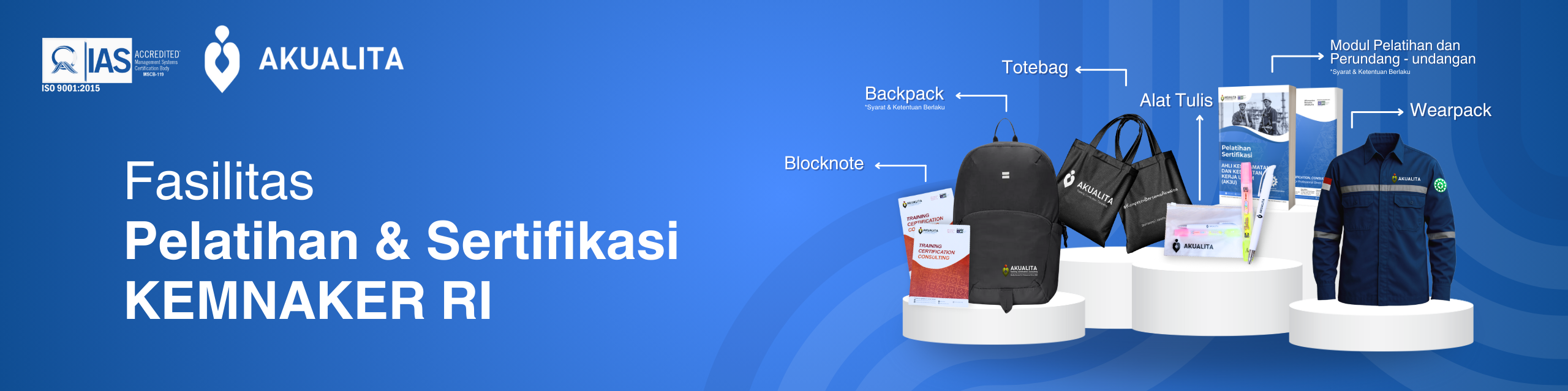 Fasilitas Pelatihan Sertifikasi Kemnaker RI Akualita