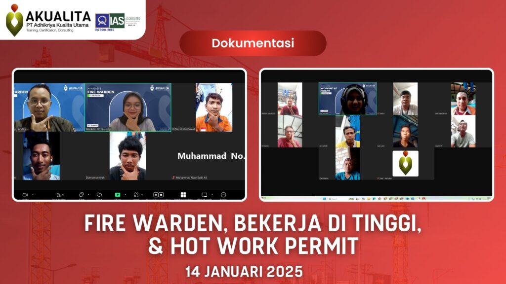 DOKUMENTASI FIRE WARDEN, BEKERJA DI TINGGI, & HOT WORK PERMIT