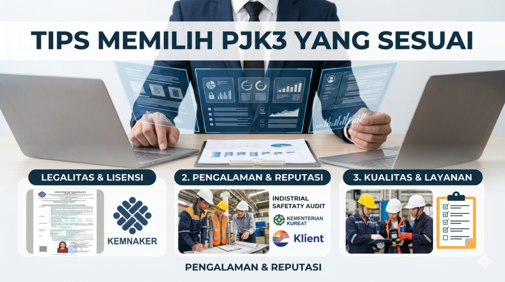 tips memilih PJK3 terpercaya untuk pelatihan K3 resmi Kemnaker