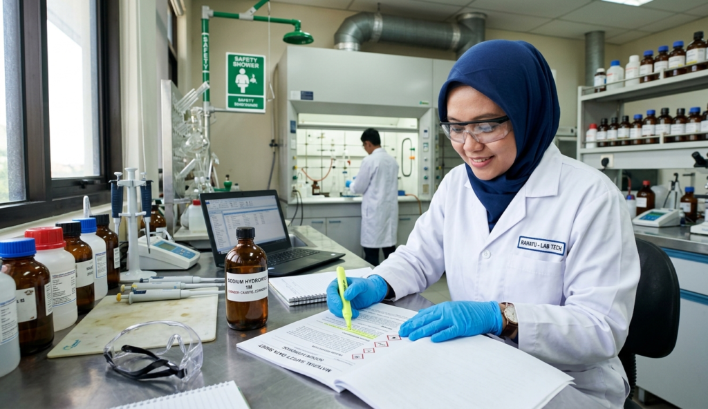 fungsi MSDS dalam K3 pada bahan kimia