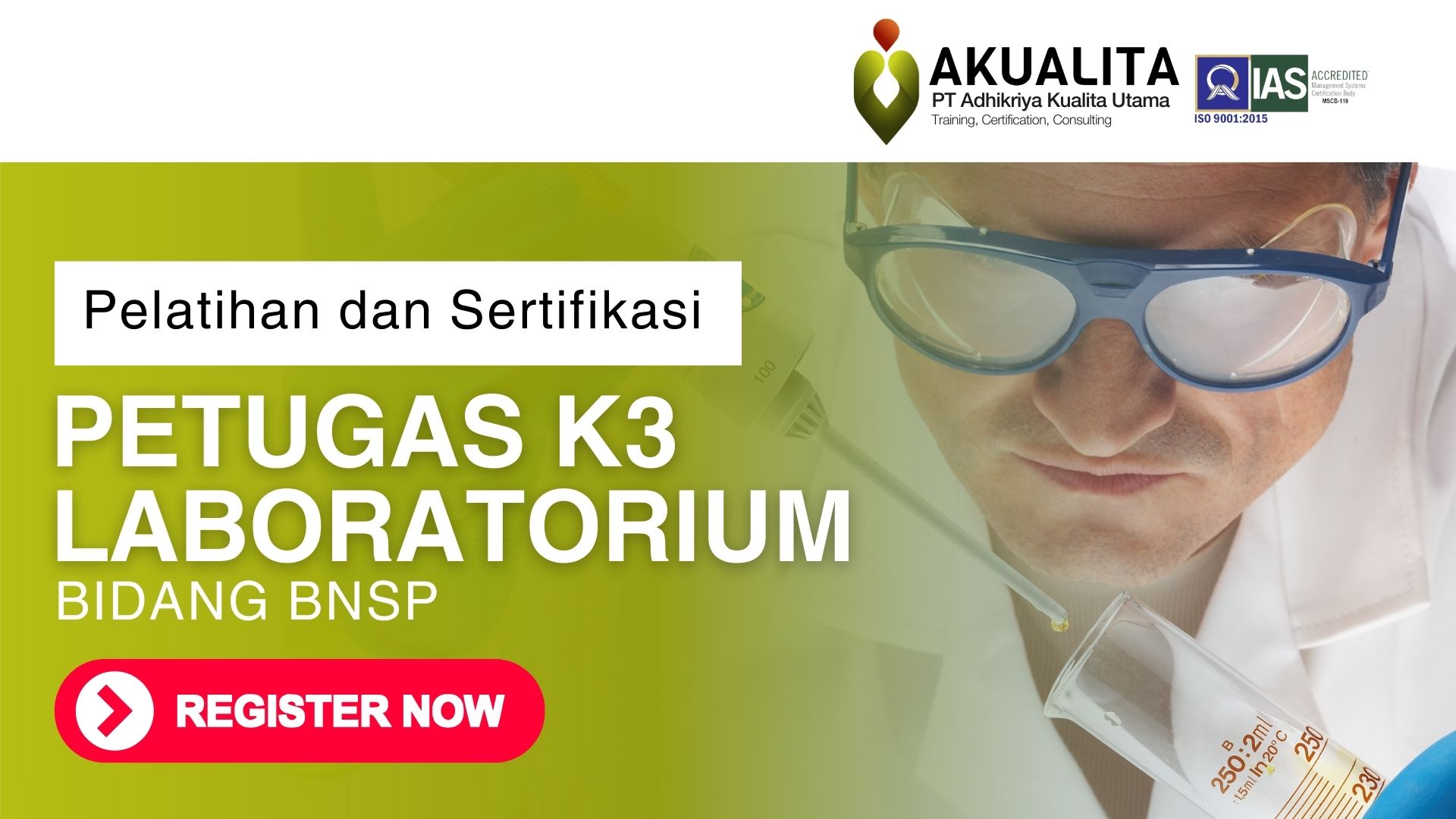 PETUGAS K3 LABORATORIUM BNSP AKUALITA