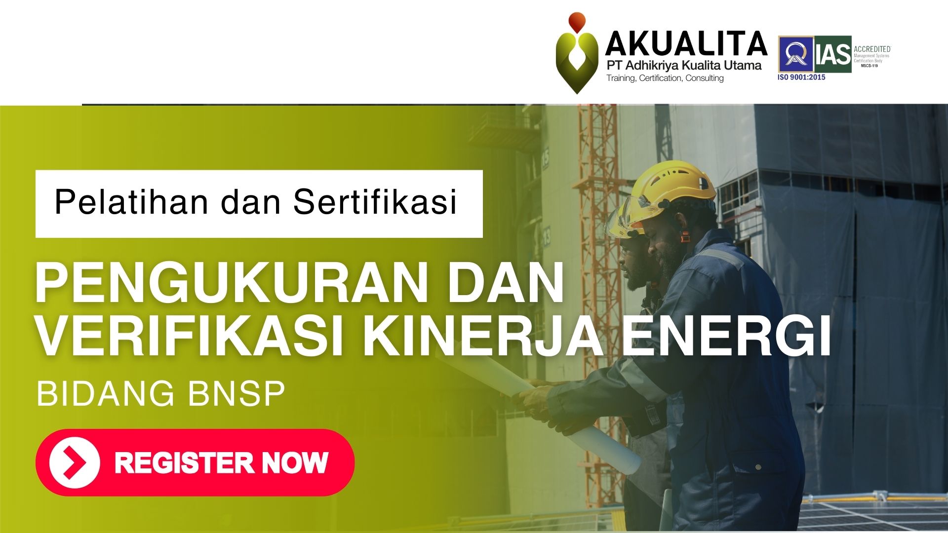 PENGUKURAN DAN VERIFIKASI KINERJA ENERGI BNSP AKUALITA