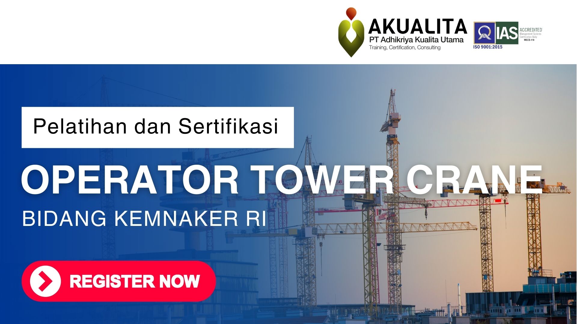OPERATOR TOWER CRANE KEMNAKER RI