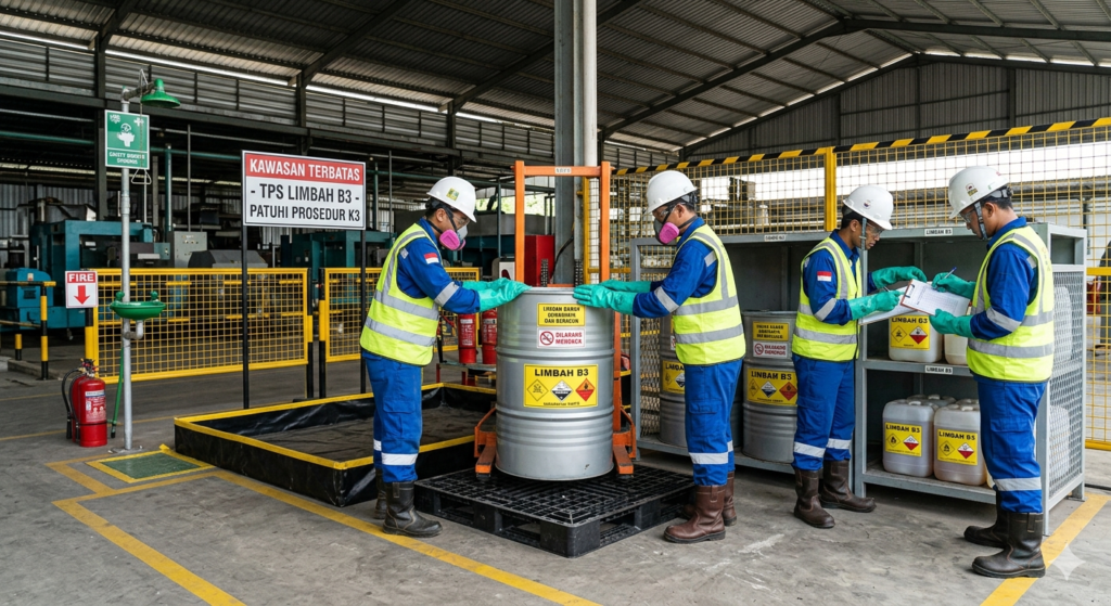 penanganan B3 lingkungan kerja di pabrik