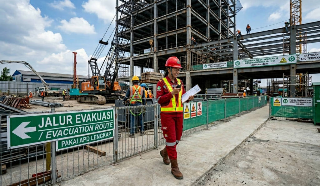 Posisi HSE konstruksi di proyek