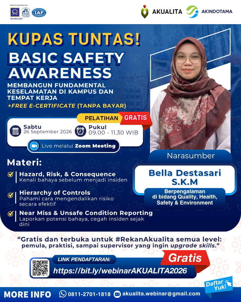Webinar Basic Safety Awareness Akualita