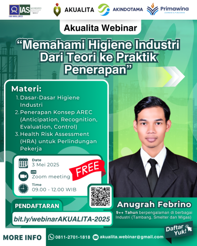Webinar "Memahami Higiene Industri Dari Teori ke Praktik Penerapan"