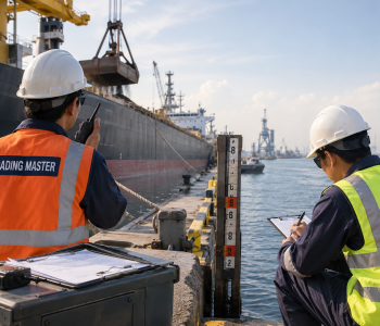 perbedaan draught survey dan loading master