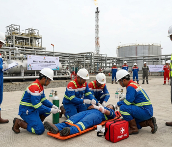 P3K industri migas di area kerja